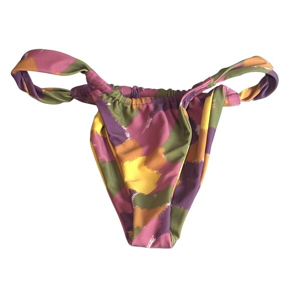 Bamba Swim Amore Mona Bikini Bottoms in Dry Brush - Picture 1 of 4